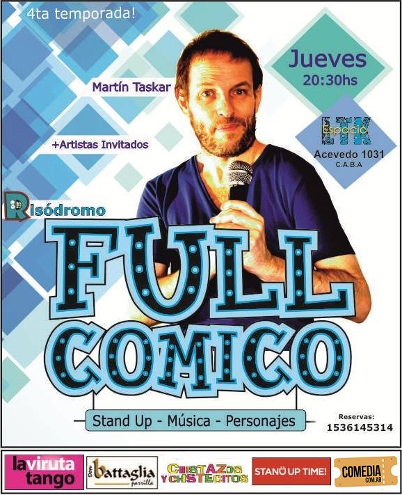 Jueves 20:30hs Risódromo Full Cómico #StandUp 4ta temporada! Ultimas funciones del año! <a href="/SASDifusion/">SasDifusión A.H.</a> <a href="/vuenoz_/">vuenoz</a> @zibilia_bue <a href="/amovillacrespo/">avc amo villa crespo</a>
