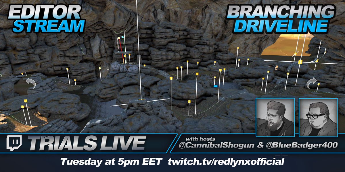 TrialsGames's tweet image. As a reminder, time changes for Helsinki occurred this past weekend. Stay tuned for the #EditorStream in one hour! twitch.tv/redlynxofficial