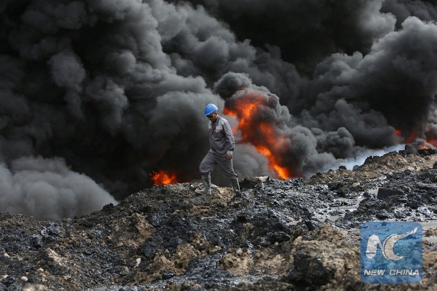 PDChina's tweet image. Terrorist acts, violence and armed conflicts killed 1,792 Iraqis and wounded 1,358 others in Oct across Iraq, says @UN Tue