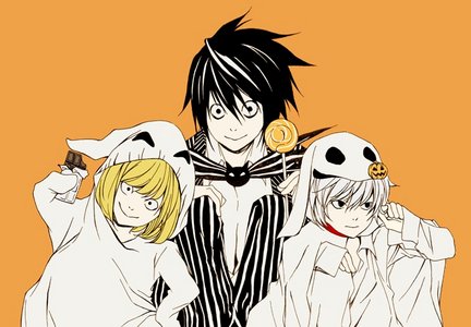 ElleLawliet_WH's tweet photo. La foto que nos hizo @Ryuk_IsHere a @medicen_mello @NearDN13 y a mí en la noche de Halloween https://t.co/eTNGjlPY18
