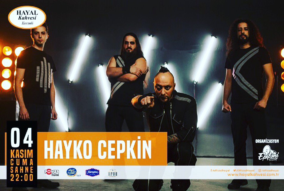 4 Kasım'da Hayko Cepkin konseri Kocaeli <a href="/HayalKocaeli/">Hayal Kahvesi Kocaeli</a>'de! RT'leyen 2 üniversiteliye çift kişilik bilet hediye!