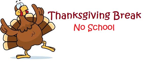 ONLY 15 MORE SCHOOL DAYS UNTIL THANKSGIVING BREAK!!
