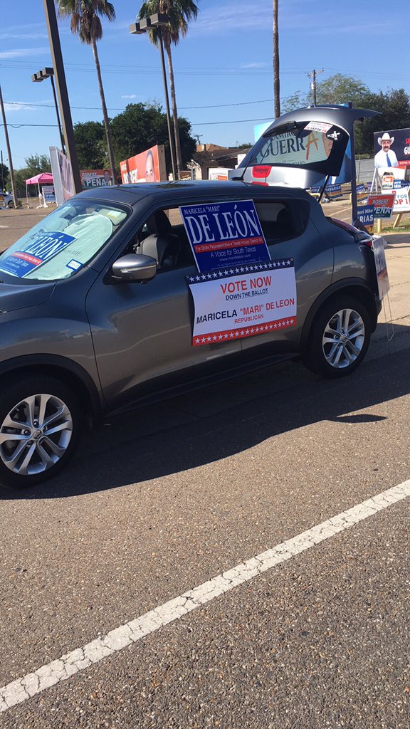 TeamMari2016's tweet image. #Vote NOW Down the Ballot @deleon_mari for State Rep HD40 #rgv #Vote4Change