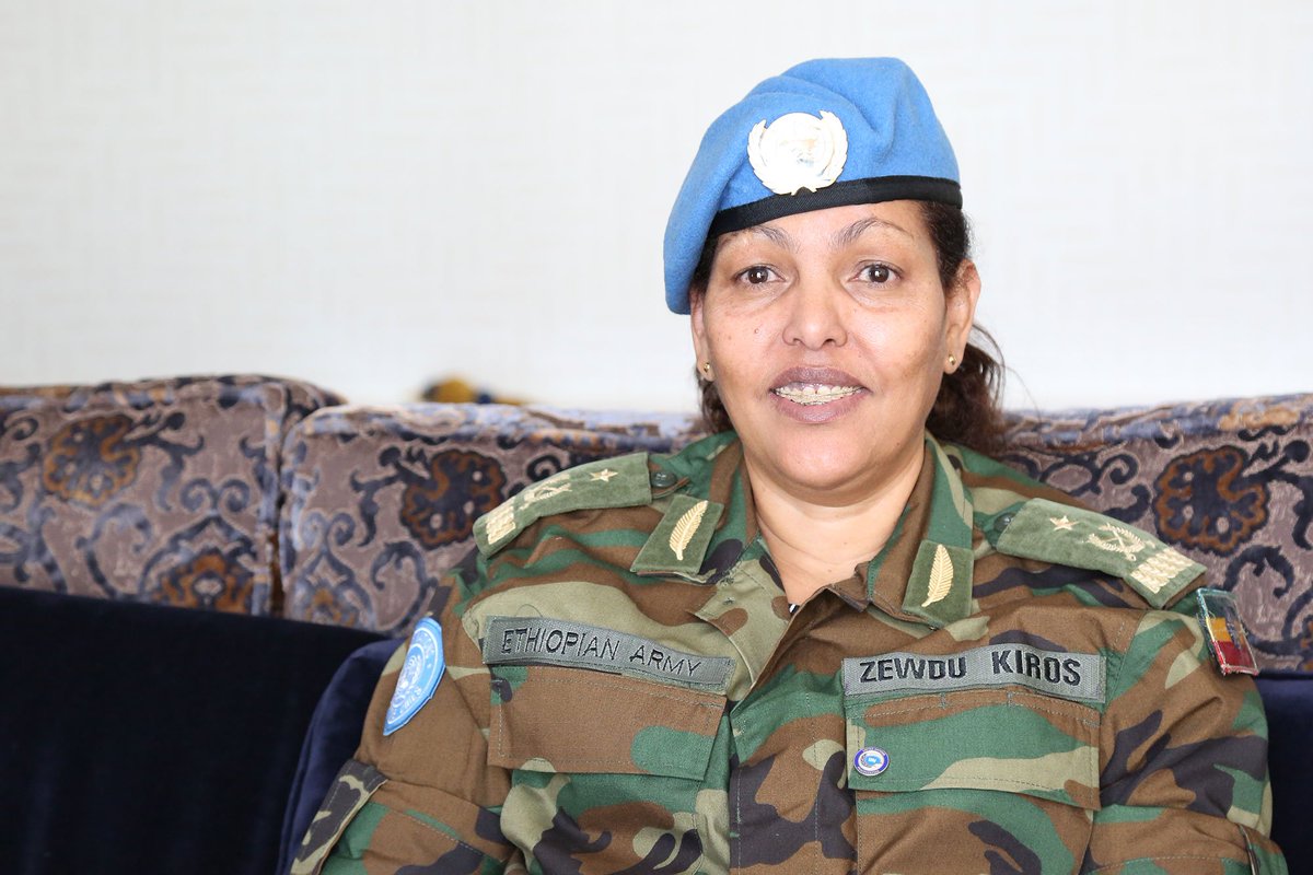 acww_projects's tweet image. BrigGen Zewdu Kiros Gebrekidan of Ethiopia discusses the positive impact of women Peacekeepers in UN service ow.ly/aozs305JQxr