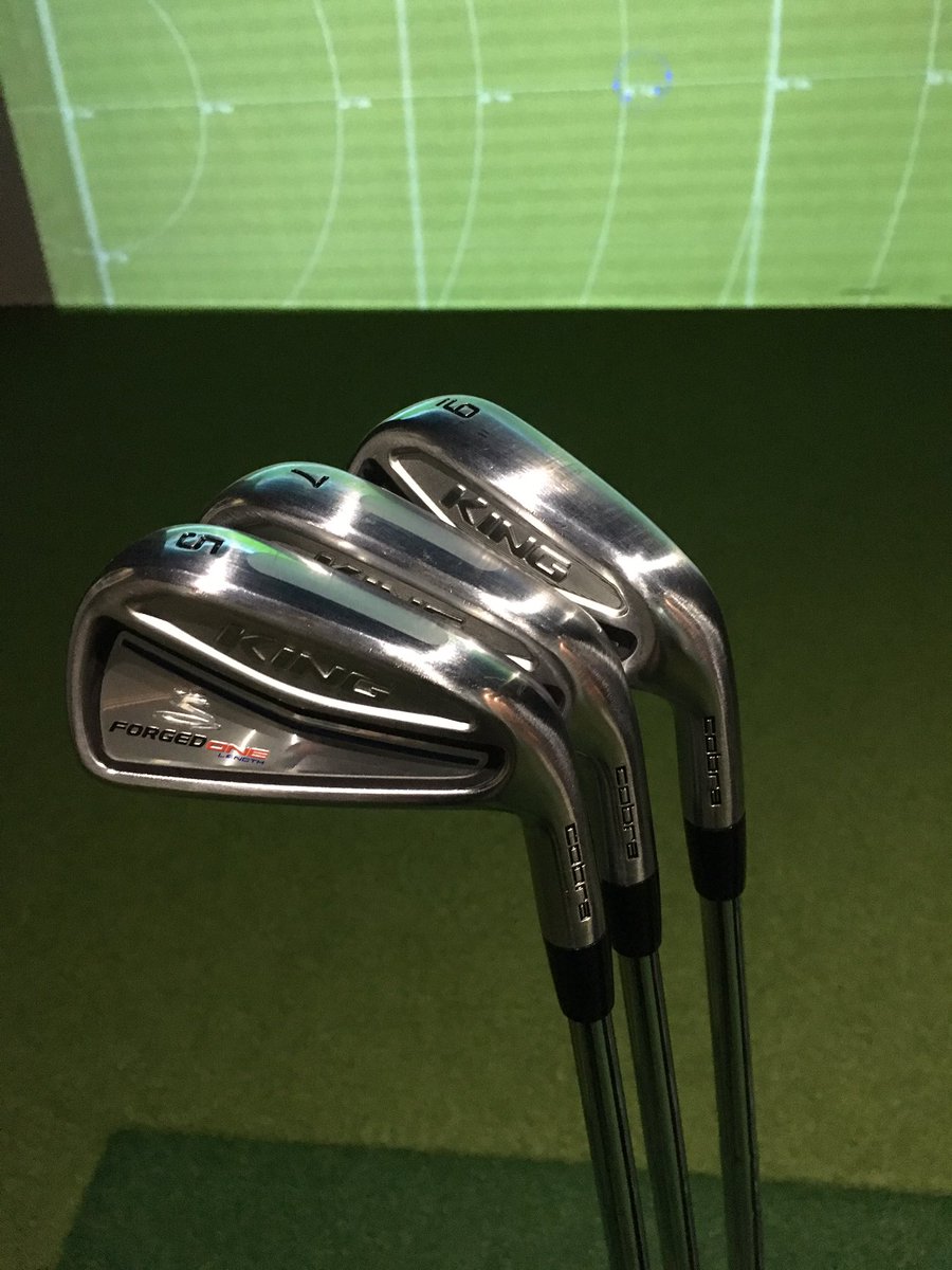 GolfersChoiceUK's tweet image. Seriously impressed with the @cobragolf Single length F7 irons on test in store today #cobra #singleLength #throwingDarts