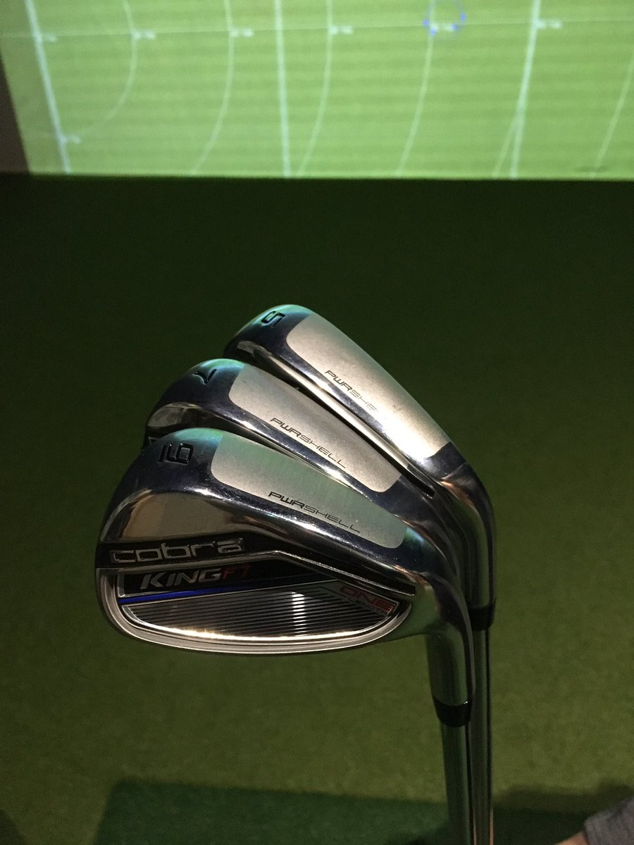 GolfersChoiceUK's tweet image. Seriously impressed with the @cobragolf Single length F7 irons on test in store today #cobra #singleLength #throwingDarts