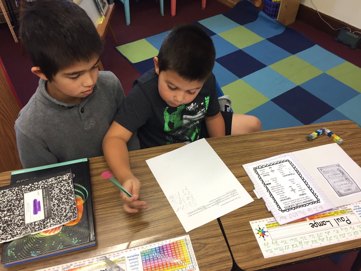 MrsSwal's tweet photo. Working with a partner on our problem solving strategies! ✏️➗✖️ @FSDVikings @WalshVikings https://t.co/PdTavWXwNE
