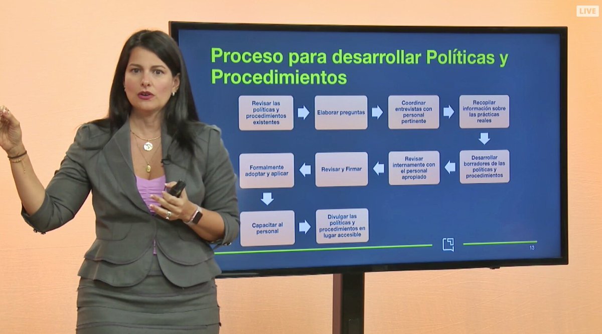 AHORA, webinar Importancia de Políticas y Procedimientos Internos en el Manejo de Fondos Federales. Regístrate en innovacionpr.com/catalogo/detal…