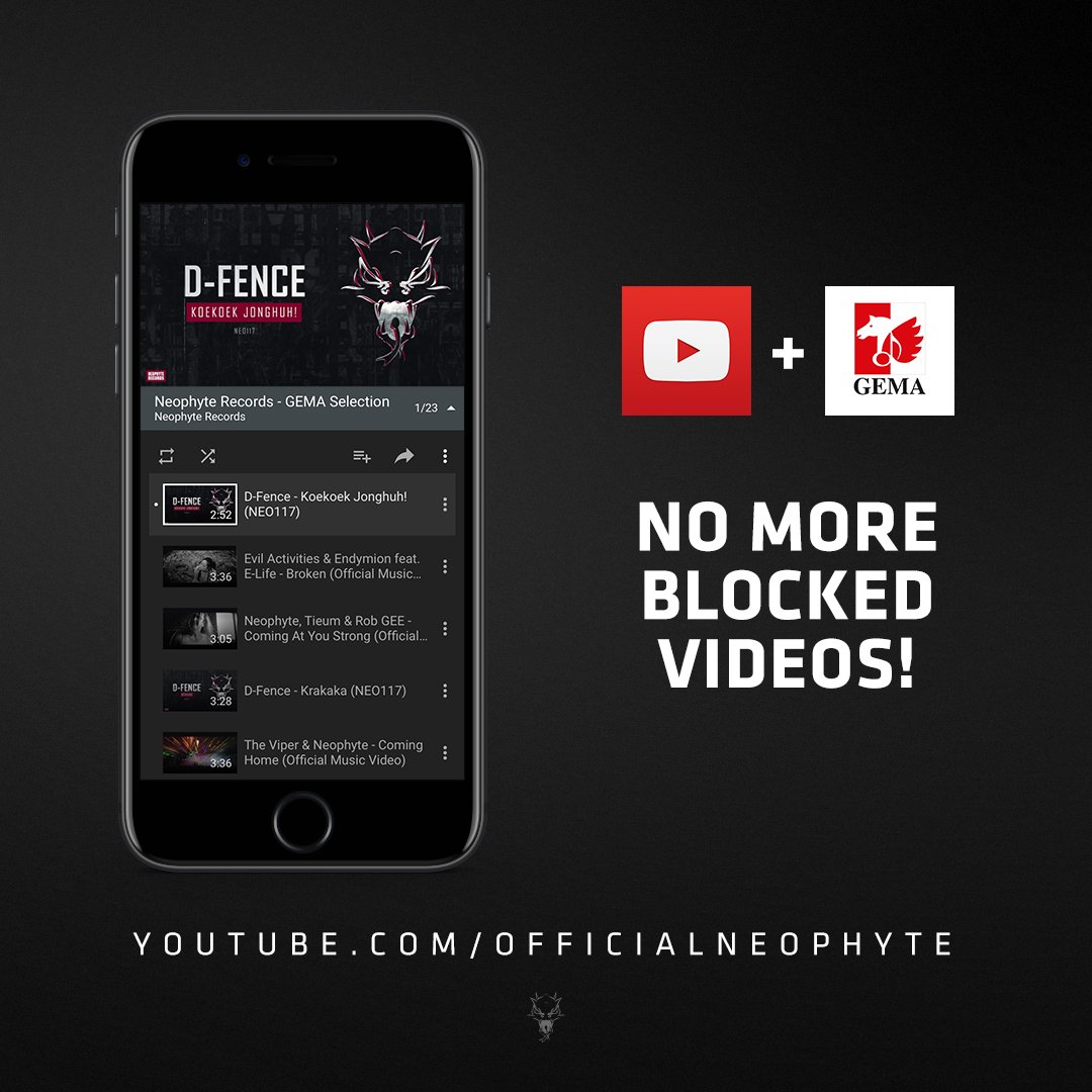 FINALLY! 🎉🎉🎉

We put together a special playlist of our most listened to tracks in Germany to celebrate!

Enjoy: neorec.lnk.to/gema