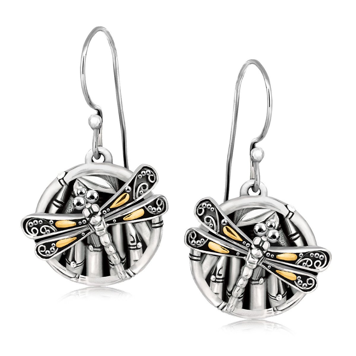 GFK_xyz's tweet photo. 18K Yellow Gold and Sterling Silver Branch and Dragonfly Design Earrings.. https://t.co/wB0kd6IgQF #Jewellery #present https://t.co/r8vsv8vALW