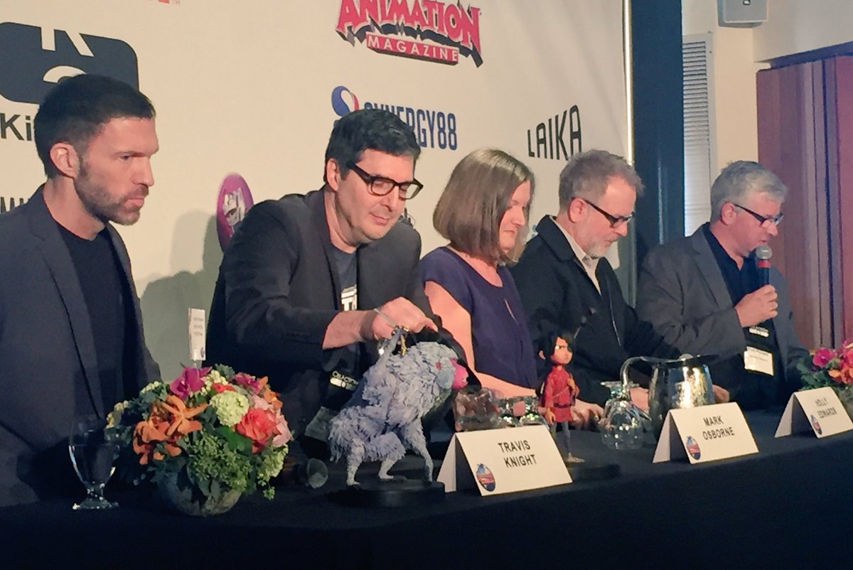 Pixelatl's tweet photo. Panel de los directores compitiendo por el Oscar @kubothemovie @happyproduct @Trolls @_rich_moore #AnimationSummit https://t.co/MYW6mfKpm6