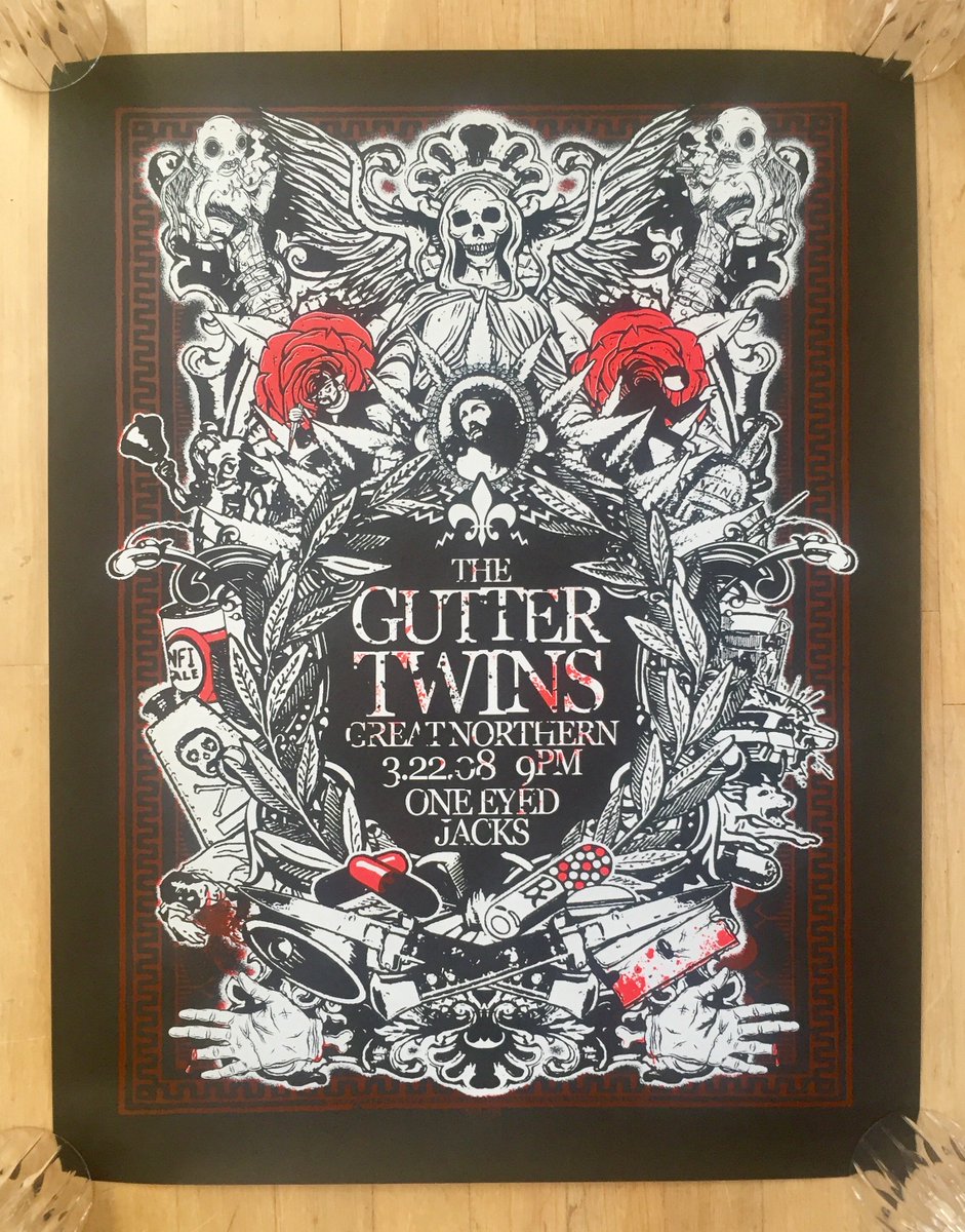 summerskiss's tweet photo. Auctioning off #TwilightSingers &amp; #GutterTwins concert posters to benefit @thedaverosser - Peep and bid: https://t.co/ZV5Qj88MJS @twilitekid https://t.co/vMG7ZXLWed