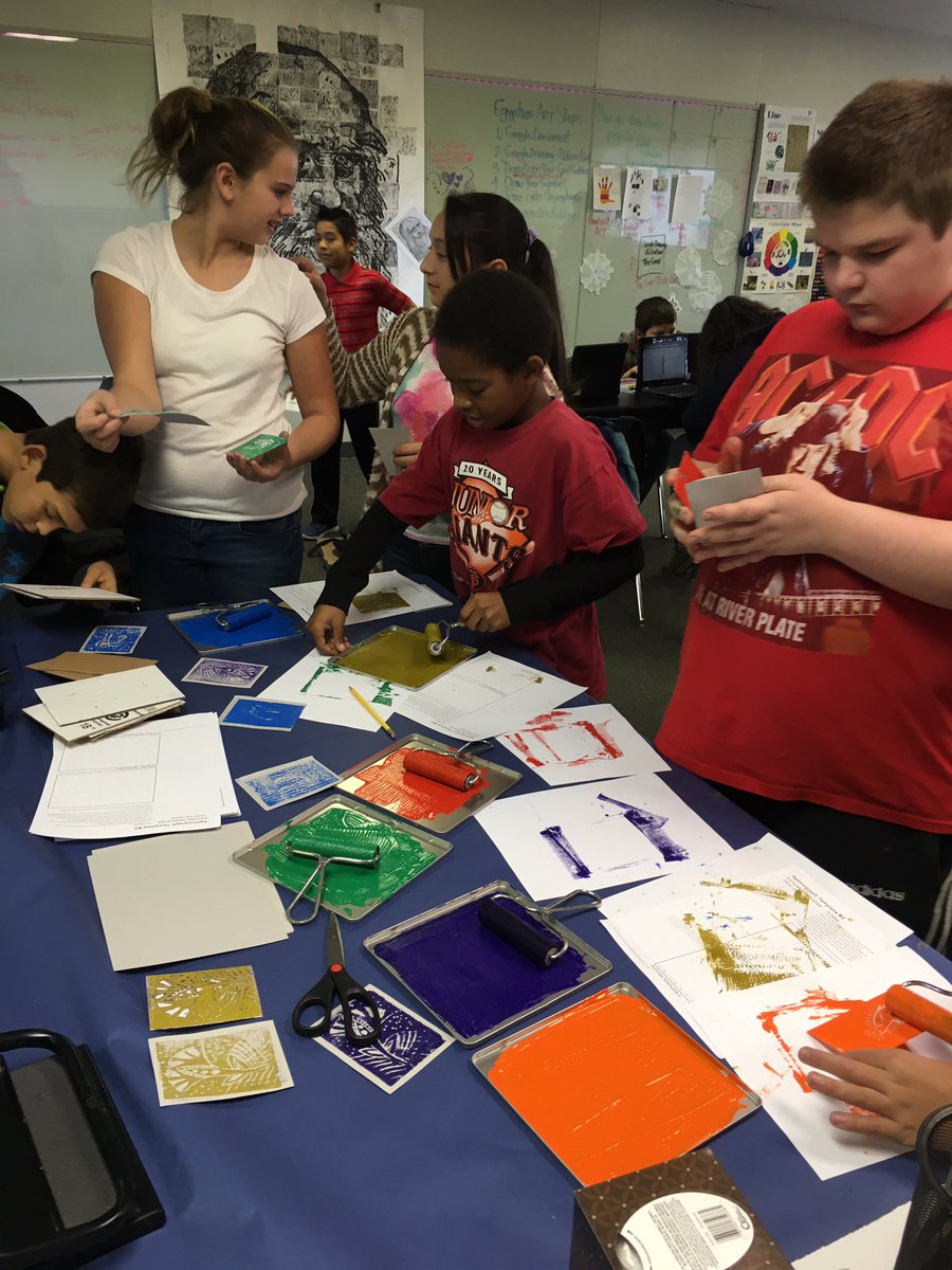 32davinci's tweet photo. Printmaking with Egyptian Symbols! https://t.co/PcyizLc6sM