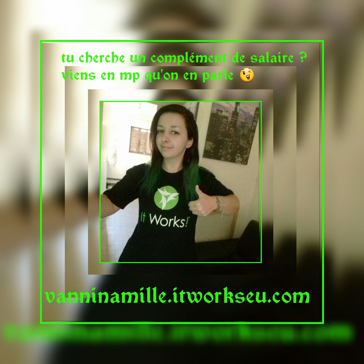 Vannina151's tweet photo. Contact part Fb :vannina mille 😉 
#itworks #ajaccio #corse #onchangedevie #complementdesalaire #Job #jobderêve https://t.co/fwbdc0jmWm