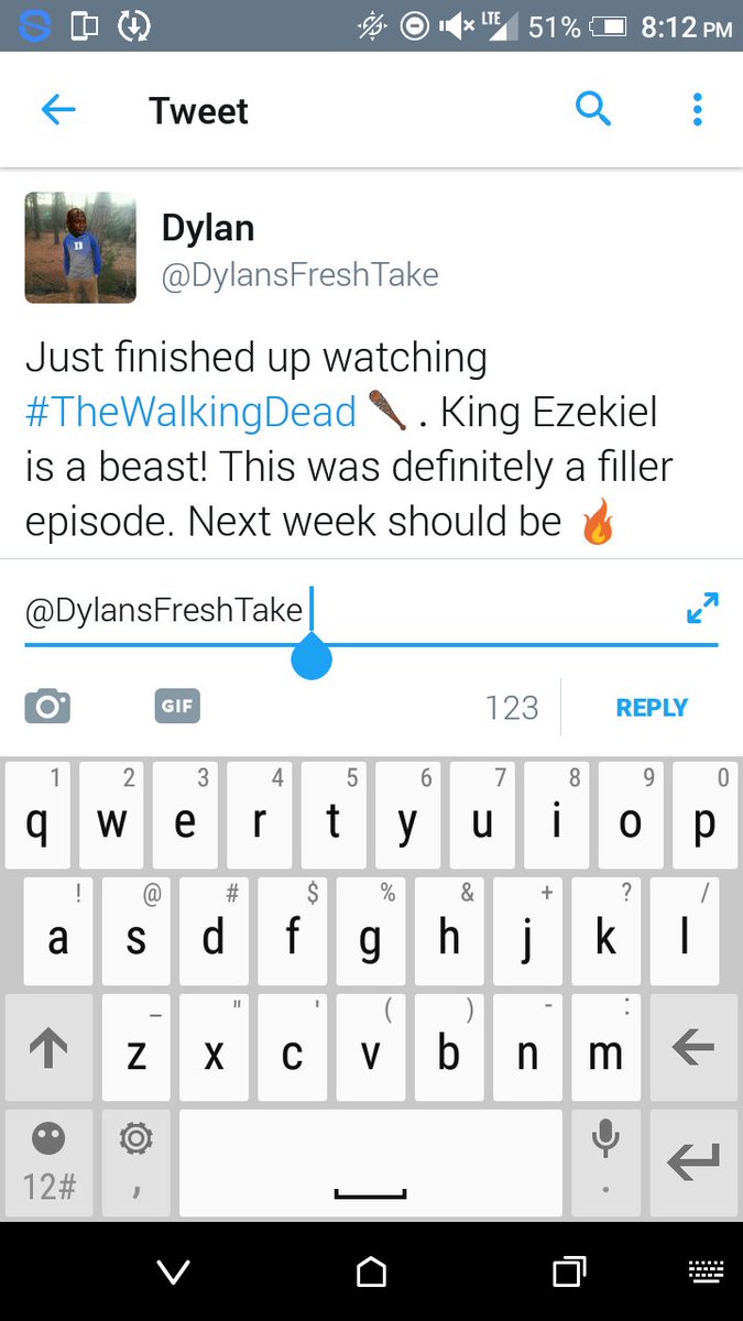 Idiots like this annoy the fuck out of me. King Ezekiel's episode was not a "filler" LMAO. #TheWalkingDead 😂😂