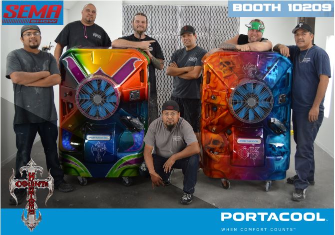 portacool's tweet photo. Want to meet @TheHornyMike &amp; @MackDaddyLV from @CountsKustoms? Get to booth #10209 @SEMASHOW #SEMA2016 by 3 p.m. to get their autographs. https://t.co/OQna2rIJ28