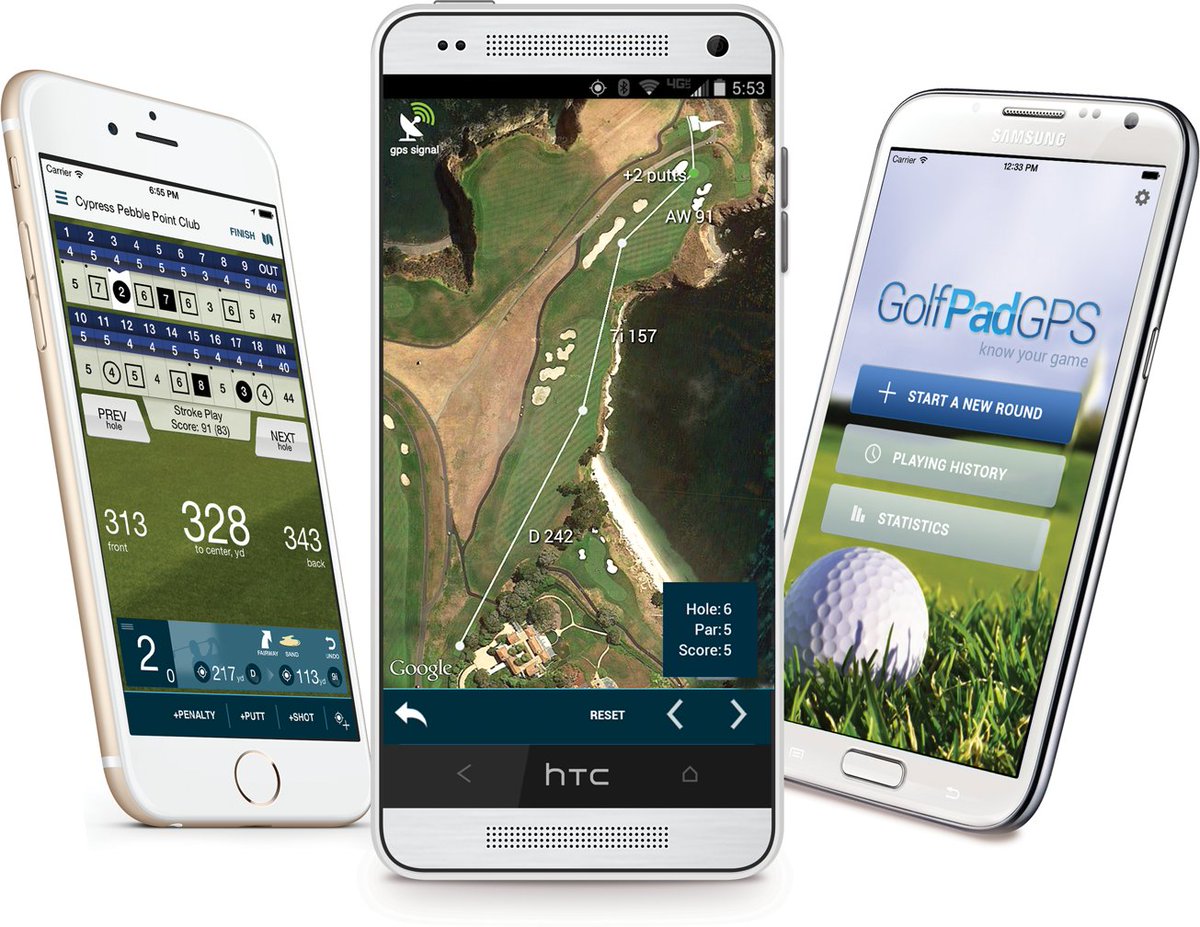 golf pad gps