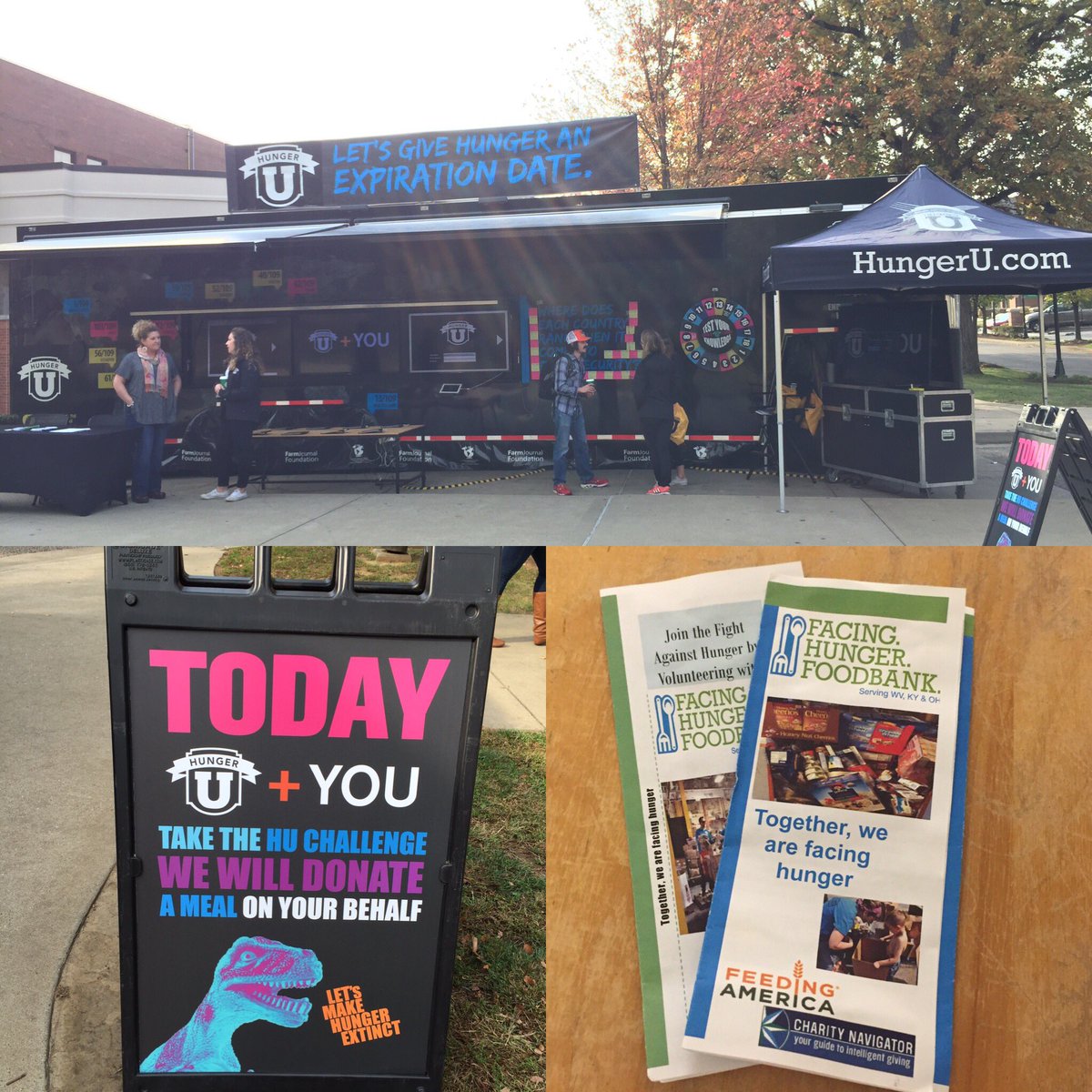 Amazing_Gray42's tweet photo. @HungerUTour is at @marshallu today! Go check them out! #HungerU #EndHunger https://t.co/DQ6beV1kVZ