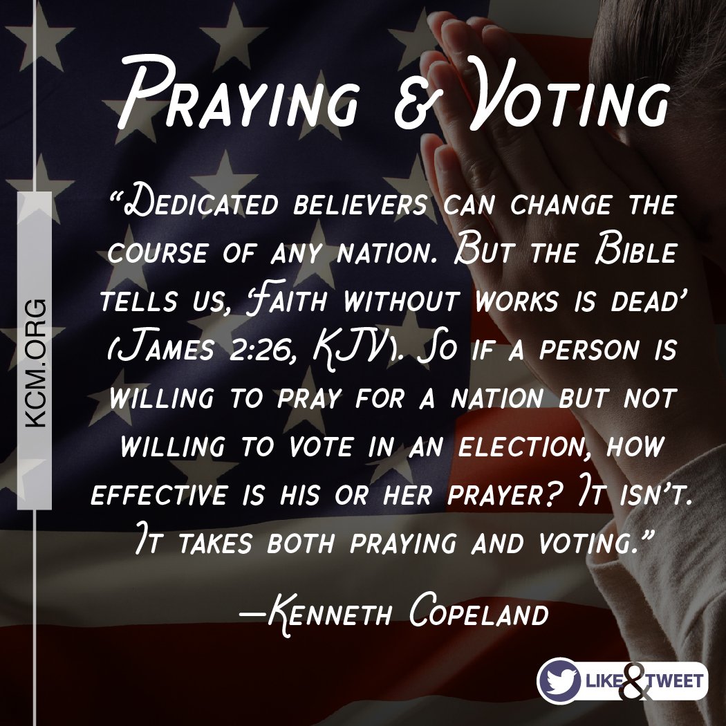 Let's all do our part by praying and voting! #OneNationUnderGod #Vote