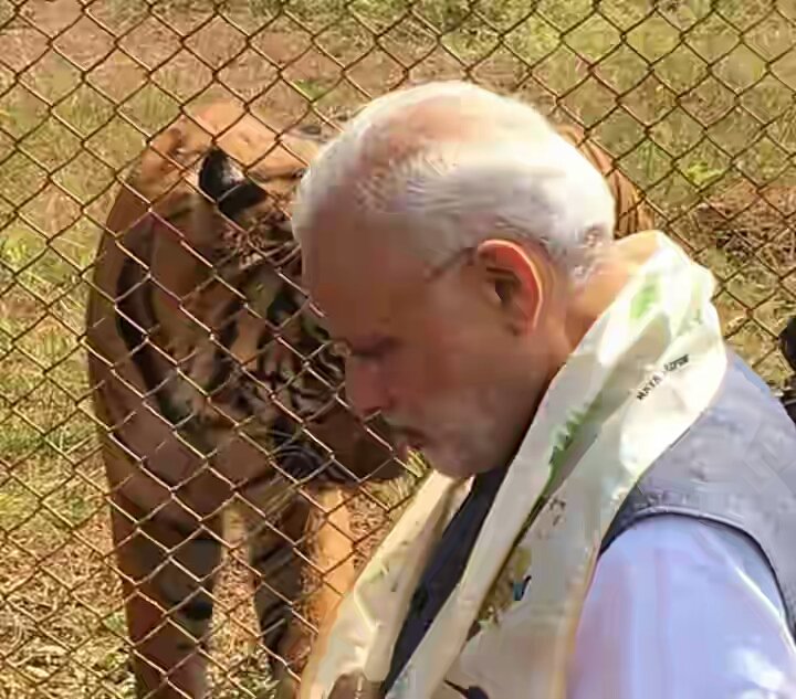 chauhan_545's tweet photo. Lion with Tiger ☺making a plan to eliminate Sri Aravind kejriwal ji 😂 https://t.co/jPJyBemo4b