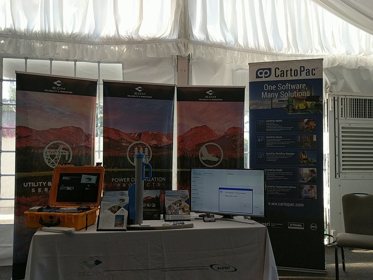 CartoPacIntl's tweet photo. Ready to talk electric transmission @MyCEATI. Come visit the booth with @EDM_Colorado and @CartoPacIntl https://t.co/5eTjG8cPrc