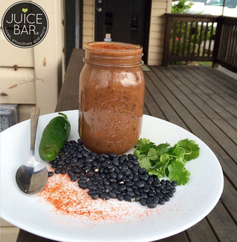 JuiceBarTTown's tweet image. Looking for a nutritious lunch option? Come on in and try our amazing black bean soup! #juicebarttown