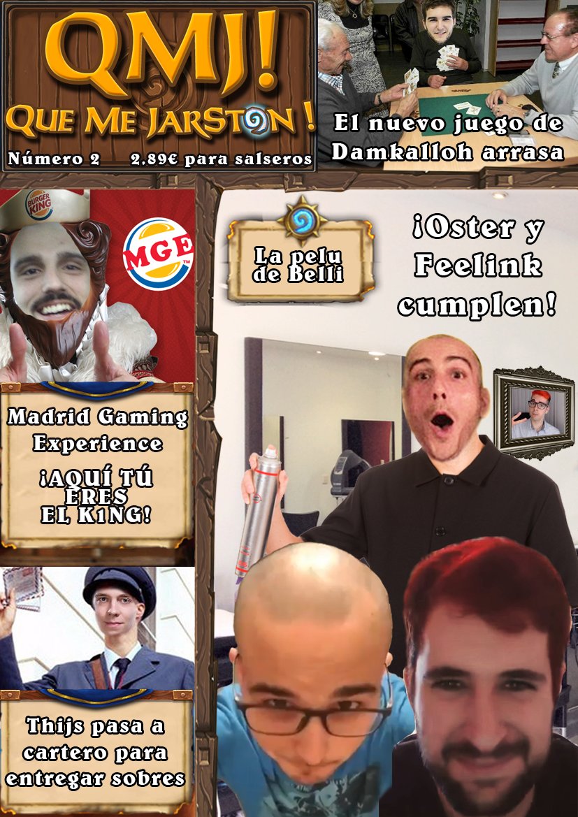 QueMeJarston's tweet photo. ¿Teníais ganas de portada? ¡El número 2 ya en tu quiosco! #QMJNumero2 https://t.co/xAKb4ifwa8