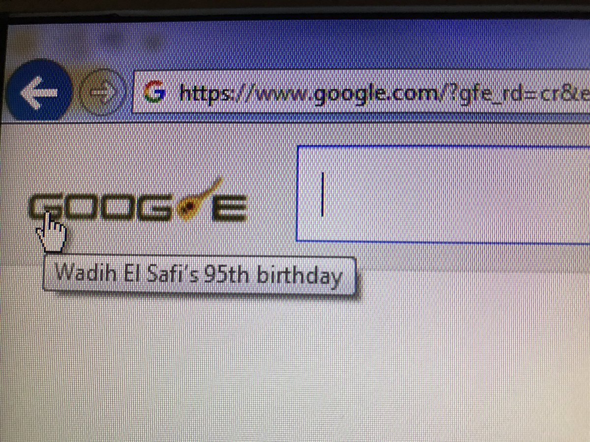 AfifSalibi's tweet photo. .@google using Wadih El Safi  + Lebanese Cedar Tree doodle is awesome and not a @LebaneseProblem .@LiveLoveLeb https://t.co/dAEK1MZlqr
