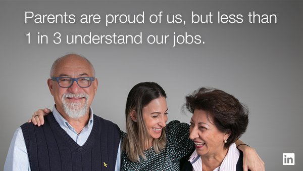 Show your parents why they're proud. Help them understand what you do this Bring In Your Parents Day: lnkd.in/b_GbxpE #BIYP