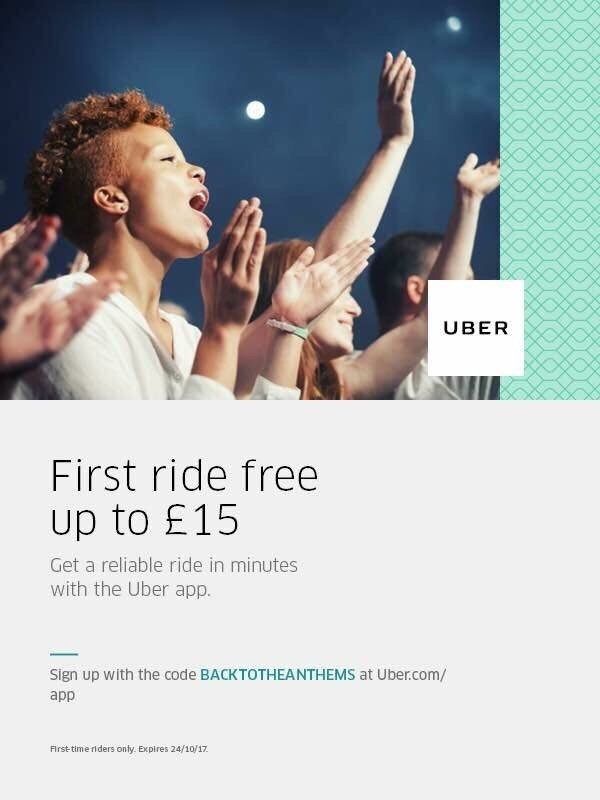 Darli_Bar's tweet photo. Get £15 off your first uber taxi

Download the app and use the code: backtotheanthems https://t.co/5V5I1W4U6B