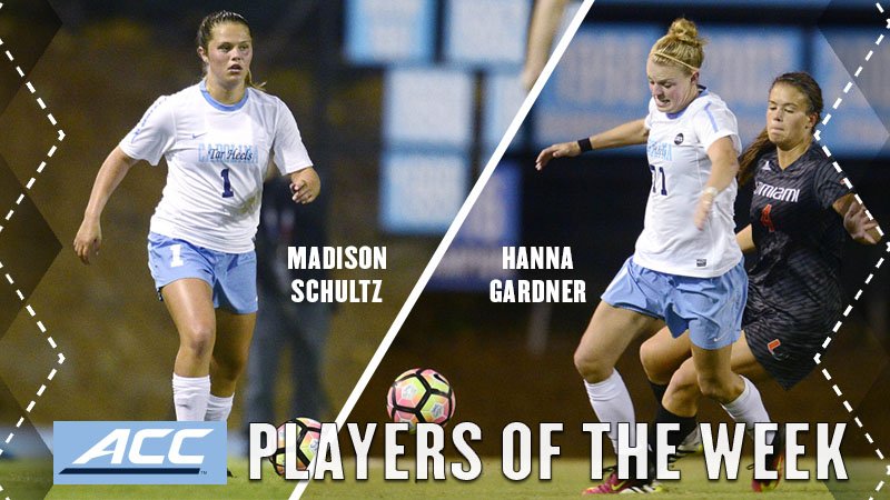 uncwomenssoccer's tweet photo. Carolina sweeps ACC player of the week honors https://t.co/NgaLUEEuic https://t.co/5WVYA36zxV