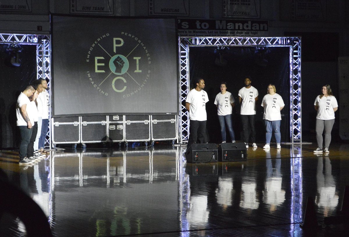 mandanschools's tweet image. Thanks @EPICassemblies for sharing your message with MHS students today. #youareenough