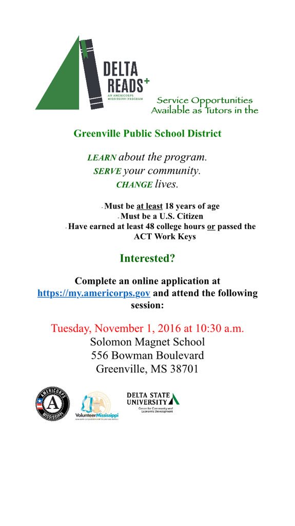 EChinn_PR_GUY's tweet photo. Interested parties should stop by Solomon Magnet School today!ππ#DeltaReads #GPSD https://t.co/aJC7409wUX