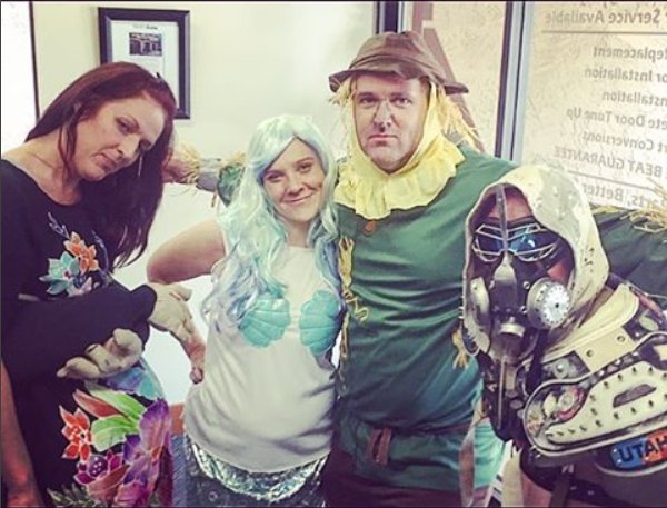 #HappyHalloween #a1garagedoor #costumes