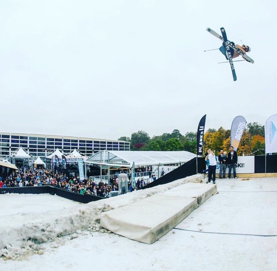 summitworldwide's tweet photo. Summit pro @Willtucker11 flying high at the @TeleSkiSnow Show in London...

#Summit #whitedotskis #finesthourclothing #skithekingdom https://t.co/iaot1rnVCY