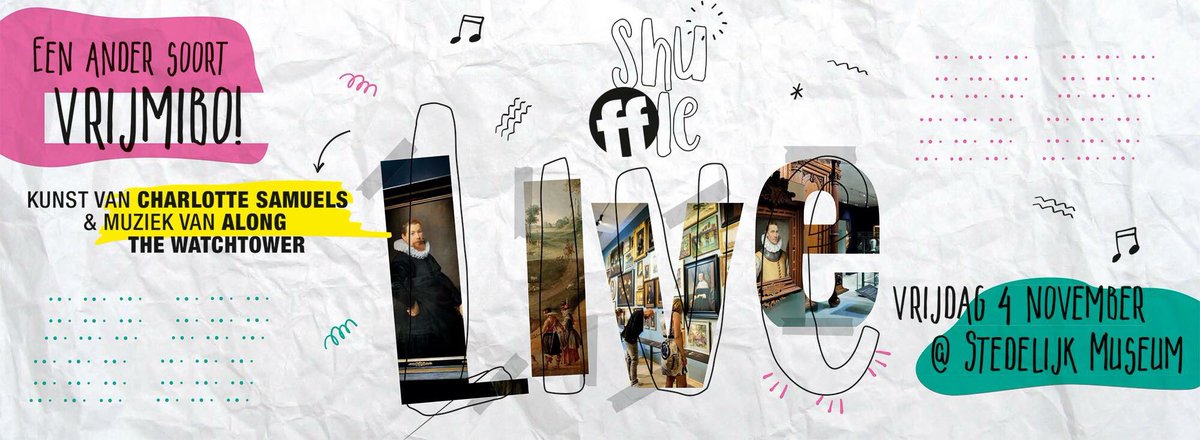 De laatste Shuffle LIVE, daar wil je bij zijn! Aanstaande vrijdag van 17 tot 20 uur in <a href="/MuseumAlkmaar/">Stedelijk Museum Alkmaar</a>!

facebook.com/events/2130465…