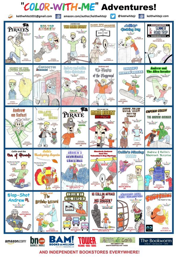 KeefWhiteJR's tweet photo. I was just informed that it is #NationalAuthorsDay! Head over to https://t.co/A7ZNk84dM6 for #ColorWithMeAdventures! https://t.co/IkBXSRNTSu