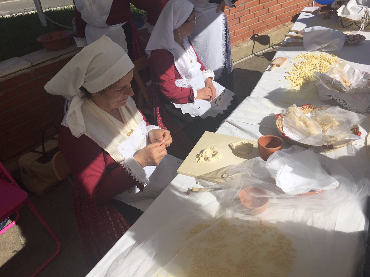 harvey_robb's tweet photo. Awesome day at the Sardinian festival in Cagliari. Yes, that's real home made pasta. #sardiniarocks https://t.co/7karz4xK6g