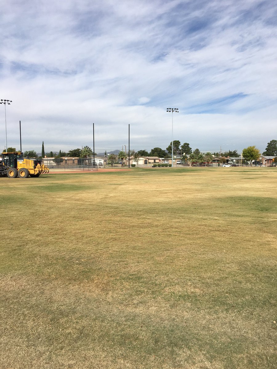 OJGarcia12's tweet photo. Field construction continues!
Lights, new poles for backstop, batting cage, outfield wall, seeded infield #HanksBaseball https://t.co/aIjo2f7O6b