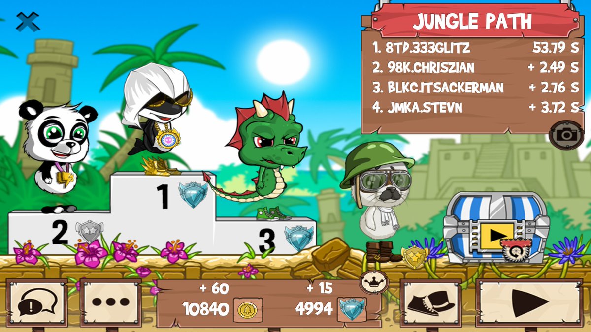 333Glitz's tweet photo. All those guys just got washed #funrun2 #Chriszian #itsackerman #stevn
Shot me down, but I got 'em! π https://t.co/2KPyfYTXMR