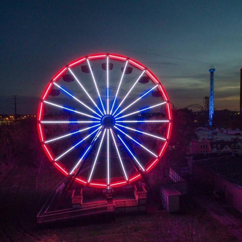 Look at this!!!!! Adventureland in Altoona, IA. #FlyTheW #GoCubs 🖒