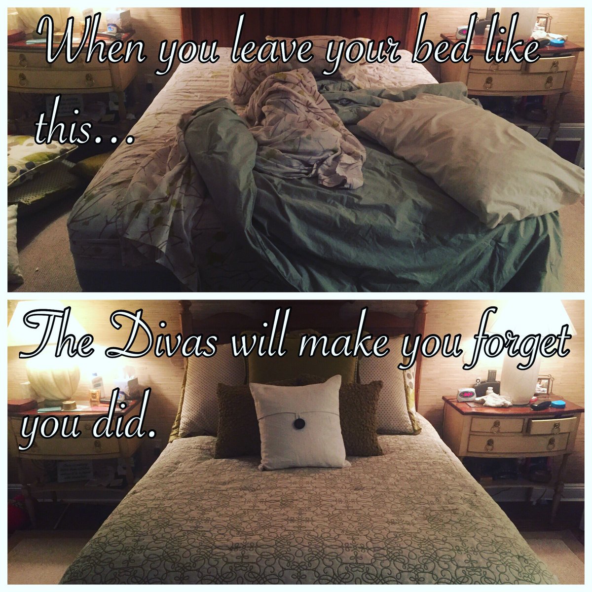 NJCleaningDiva's tweet image. Don&apos;t come home to a messy bed. #keepitclean #divamakeover #bedproblems #cleansheets #njcleaningdiva #wemakeyourbed