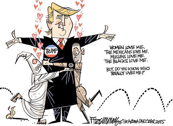 realJonRiley's tweet photo. Trump’s new “unshackled” strategy is to energize the people who already love him. But there arent enough racists in the country to elect him https://t.co/qi8c7fA0Cl
