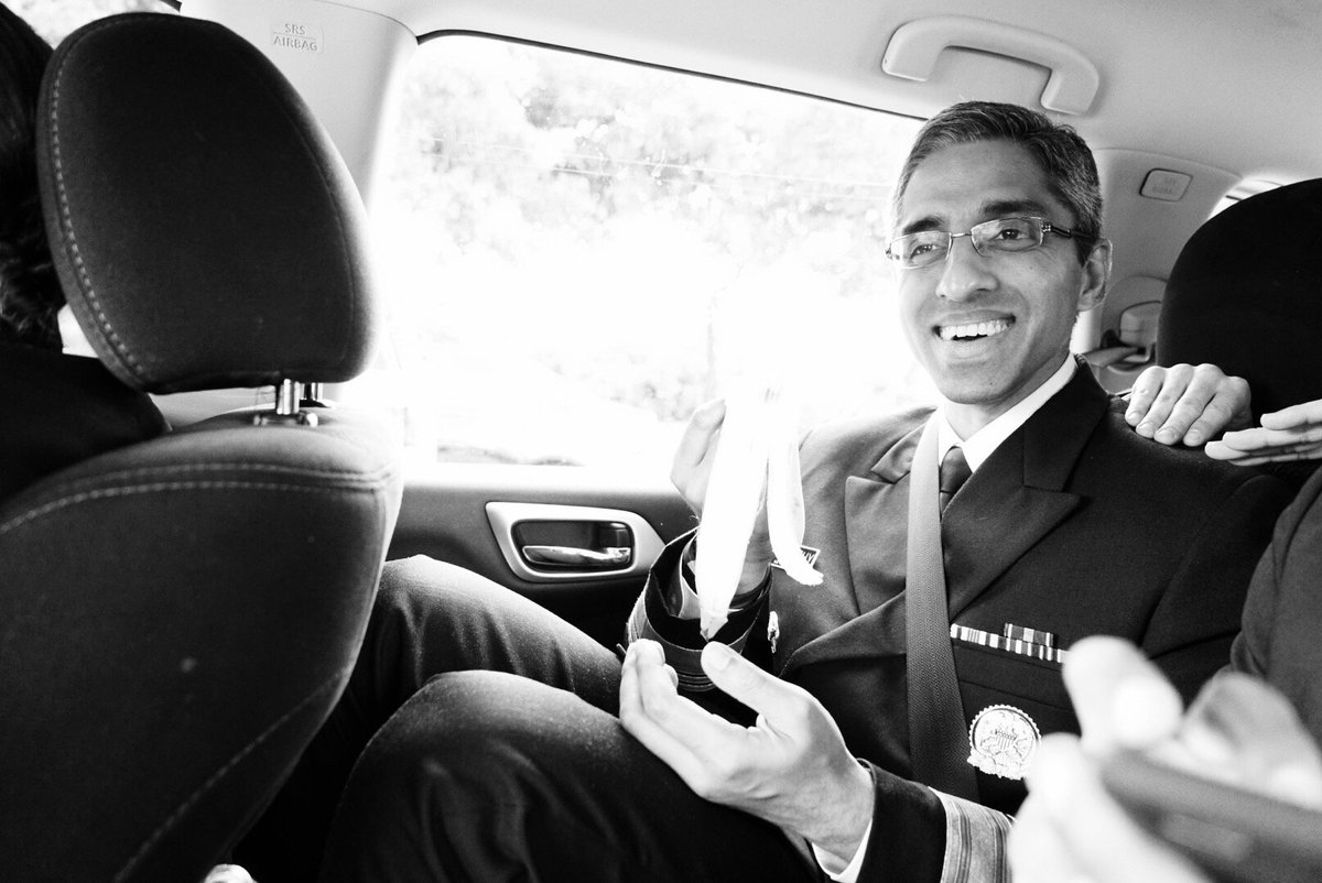 TEDMED's tweet photo. The US @Surgeon_General Dr. Vivek Murthy asks, "What if we cultivated happiness as a part of our health agenda?" What do you think? #TEDMED https://t.co/BvK2NjuN1n
