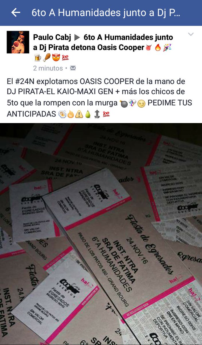 pAuLoCaBj10's tweet photo. 💣🎊😏 PEDIME TUS ANTICIPADAS 🍻🔥⚠🍐🔝💯 https://t.co/jfUoemDVtC
