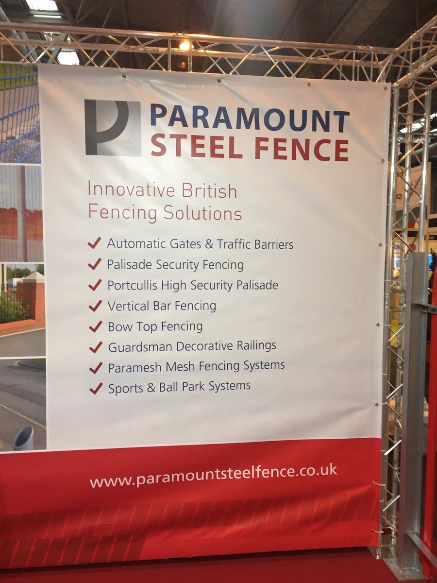 Steel_Fence's tweet photo. We have just finished our stand at @IOG_SALTEX. Come and visit us tomorrow or Thurs this week, at the NEC Birmingham. Show opens at 9am https://t.co/fg0ZtXlHTY