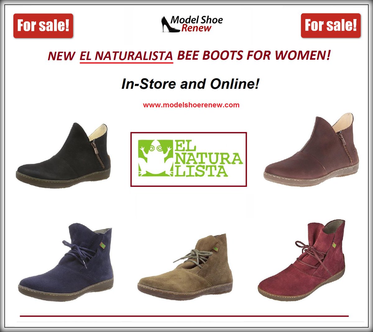 ModelShoeRenew1's tweet photo. New Arrivals! Come check our new El Naturalista Bee boots for women! In store and online! #ElNaturalista #ModelShoeRenew https://t.co/daxVg6dXIB