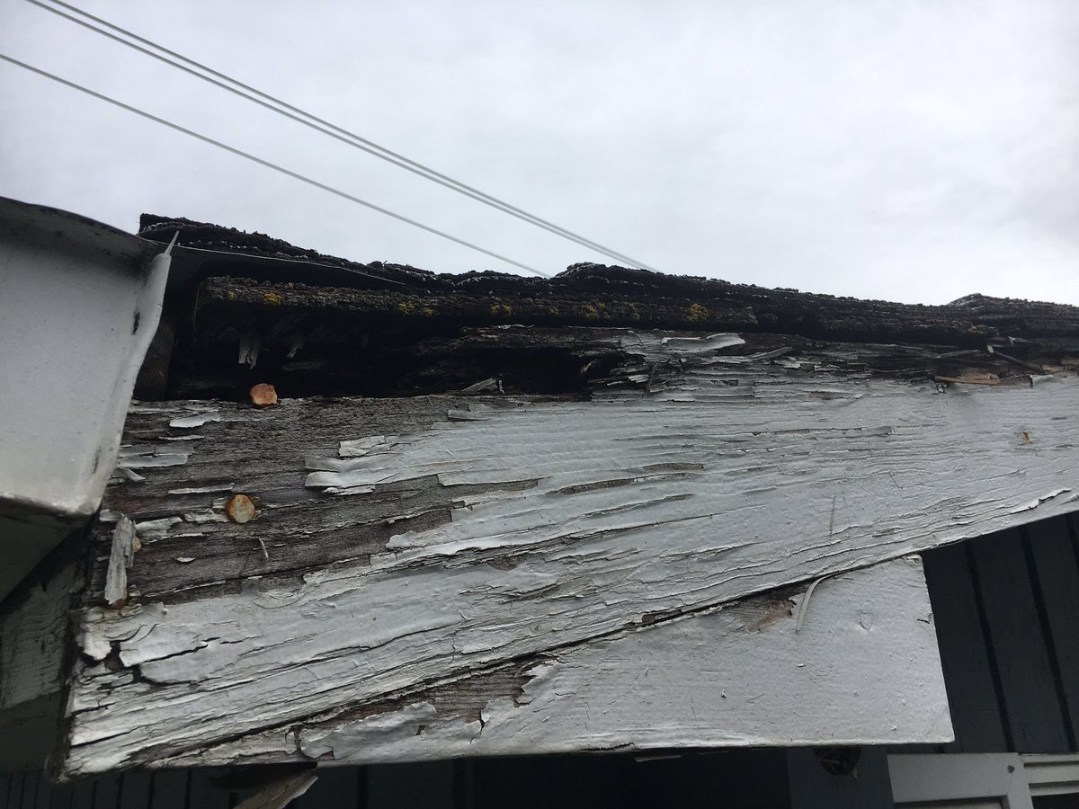 NoPayneRoofing's tweet image. Improper roofing install results in expensive damages like this #roofing #Calgary #construction #exterior #handyman