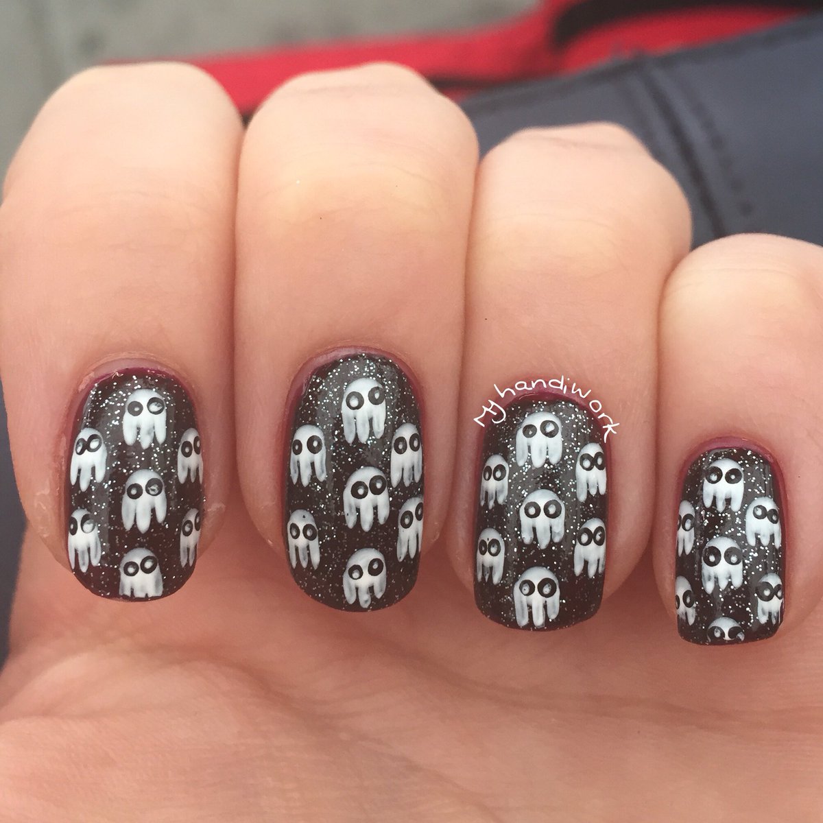 Hope everyone had a good Halloween! #nails #nailart #chinaglaze p