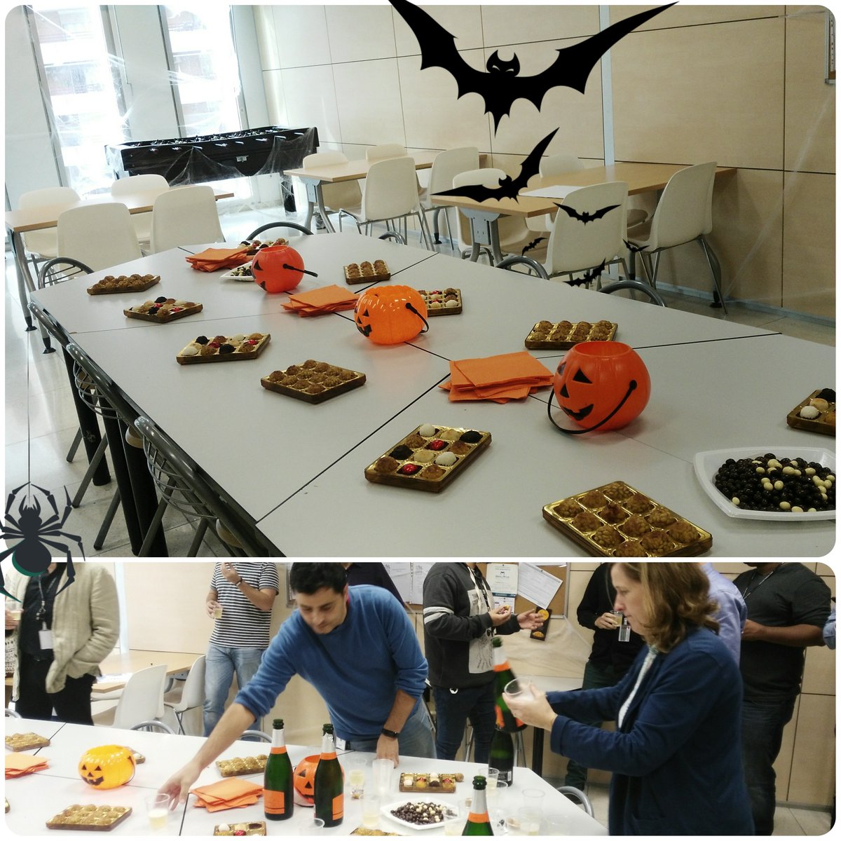 it_silviam's tweet photo. Celebrant la #castanyada #halloween amb un gran #team #happyatwork #siiconcatel #itrecruitment #Techjobs https://t.co/PH6TUAB208